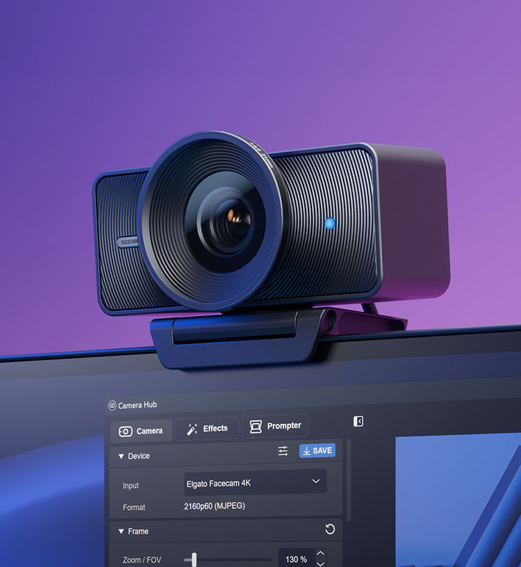 Facecam 4K | Premium 4K 60FPS Webcam | Elgato